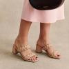 image:imageBraided Heel Sandal OnyxNude