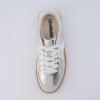 image:imageCUSHIONAIRE Bailey Womens Retro Sneaker Classic Everyday Sneakers for Women with Sleek Rounded Toe and Memory FoamSilver