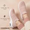 image:imageCUSHIONAIRE Breeze Easy Slip On Womens Sneakers  Casual Everyday Walking Shoes for Women with Breathable Mesh and ComfortBlush