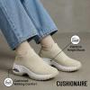 image:imageCUSHIONAIRE Breeze Easy Slip On Womens Sneakers  Casual Everyday Walking Shoes for Women with Breathable Mesh and ComfortTaupeWhite