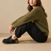 image:imageCUSHIONAIRE Brooklyn Suede Womens Slides Comfortable Clog Mules with Adjustable Buckles  Summer Shoes for WomenBlack