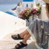 image:imageCUSHIONAIRE Fame Pillow Recovery Sandals for Women Adjustable Double Buckle Waterproof EVA Cloud Slides for WomenBlack