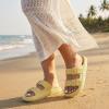 image:imageCUSHIONAIRE Fame Pillow Recovery Sandals for Women Adjustable Double Buckle Waterproof EVA Cloud Slides for WomenGolden