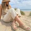 image:imageCUSHIONAIRE Fame Pillow Recovery Sandals for Women Adjustable Double Buckle Waterproof EVA Cloud Slides for WomenPutty