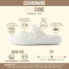 image:imageCUSHIONAIRE Fame Pillow Recovery Sandals for Women Adjustable Double Buckle Waterproof EVA Cloud Slides for WomenVanilla