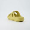 image:imageCUSHIONAIRE Fame Pillow Recovery Sandals for Women Adjustable Double Buckle Waterproof EVA Cloud Slides for WomenYellow