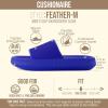 image:imageCUSHIONAIRE Feather EVA Mens Sandals  Slip On Recovery Slides Lightweight Water Shoes for MenCobalt Blue