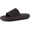 image:imageCUSHIONAIRE Feather EVA Mens Sandals  Slip On Recovery Slides Lightweight Water Shoes for MenEspresso