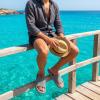 image:imageCUSHIONAIRE Feather EVA Mens Sandals  Slip On Recovery Slides Lightweight Water Shoes for MenGrey
