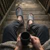 image:imageCUSHIONAIRE Feather EVA Mens Sandals  Slip On Recovery Slides Lightweight Water Shoes for MenGrey
