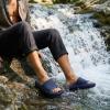 image:imageCUSHIONAIRE Feather EVA Mens Sandals  Slip On Recovery Slides Lightweight Water Shoes for MenNavy