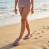 image:imageCUSHIONAIRE Feather EVA Slides for Women  Comfortable Slip On Womens Slippers Indoor Outdoor Shower Shoes Beach Essential Cloud SlidesBlush