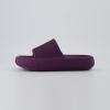 image:imageCUSHIONAIRE Feather EVA Slides for Women  Comfortable Slip On Womens Slippers Indoor Outdoor Shower Shoes Beach Essential Cloud SlidesDark Purple
