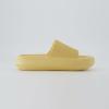 image:imageCUSHIONAIRE Feather EVA Slides for Women  Comfortable Slip On Womens Slippers Indoor Outdoor Shower Shoes Beach Essential Cloud SlidesGolden