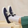 image:imageCUSHIONAIRE Freshman Womens Sneakers Lightweight Casual Walking Shoes for Women with Memory Foam Wide Widths AvailableBlue Canvas