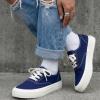 image:imageCUSHIONAIRE Freshman Womens Sneakers Lightweight Casual Walking Shoes for Women with Memory Foam Wide Widths AvailableBlue Canvas