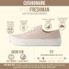 image:imageCUSHIONAIRE Freshman Womens Sneakers Lightweight Casual Walking Shoes for Women with Memory Foam Wide Widths AvailableBlush Smooth