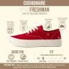 image:imageCUSHIONAIRE Freshman Womens Sneakers Lightweight Casual Walking Shoes for Women with Memory Foam Wide Widths AvailableRed Canvas