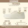 image:imageCUSHIONAIRE Freshman Womens Sneakers Lightweight Casual Walking Shoes for Women with Memory Foam Wide Widths AvailableWhite Canvas
