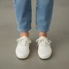 image:imageCUSHIONAIRE Freshman Womens Sneakers Lightweight Casual Walking Shoes for Women with Memory Foam Wide Widths AvailableWhite Smooth