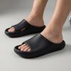 image:imageCUSHIONAIRE Galaxy Cloud Slides for Men Soft Waterproof Recovery Sandals with Molded Footbed and Non Slip OutsoleBlack