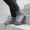 image:imageCUSHIONAIRE Galaxy Cloud Slides for Men Soft Waterproof Recovery Sandals with Molded Footbed and Non Slip OutsoleGrey