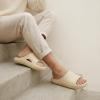 image:imageCUSHIONAIRE Galaxy Cloud Slides for Men Soft Waterproof Recovery Sandals with Molded Footbed and Non Slip OutsoleKhaki