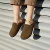 image:imageCUSHIONAIRE Hana  Genuine Leather Suede Classic Clog Womens Shoes  Slip On Mule Comfortable Shoes for WomenBrown