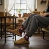 image:imageCUSHIONAIRE Hana  Genuine Leather Suede Classic Clog Womens Shoes  Slip On Mule Comfortable Shoes for WomenCamel