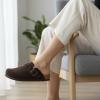 image:imageCUSHIONAIRE Hana  Genuine Leather Suede Classic Clog Womens Shoes  Slip On Mule Comfortable Shoes for WomenChocolate