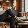 image:imageCUSHIONAIRE Hana  Genuine Leather Suede Classic Clog Womens Shoes  Slip On Mule Comfortable Shoes for WomenKhaki