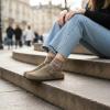 image:imageCUSHIONAIRE Hana  Genuine Leather Suede Classic Clog Womens Shoes  Slip On Mule Comfortable Shoes for WomenMoss