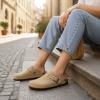 image:imageCUSHIONAIRE Hana  Genuine Leather Suede Classic Clog Womens Shoes  Slip On Mule Comfortable Shoes for WomenSand