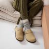 image:imageCUSHIONAIRE Hana  Genuine Leather Suede Classic Clog Womens Shoes  Slip On Mule Comfortable Shoes for WomenSand