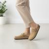 image:imageCUSHIONAIRE Hana  Genuine Leather Suede Classic Clog Womens Shoes  Slip On Mule Comfortable Shoes for WomenSand