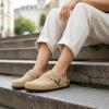 image:imageCUSHIONAIRE Hana  Genuine Leather Suede Classic Clog Womens Shoes  Slip On Mule Comfortable Shoes for WomenSand