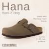 image:imageCUSHIONAIRE Hana Womens Clogs  Comfortable Vegan Suede Clogs for Women  Slip On Potato Shoes with Cork Footbed amp Arch Support  Memory Foam Wide Widths AvailableBrown