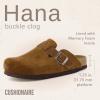 image:imageCUSHIONAIRE Hana Womens Clogs  Comfortable Vegan Suede Clogs for Women  Slip On Potato Shoes with Cork Footbed amp Arch Support  Memory Foam Wide Widths AvailableTan Corduroy