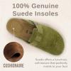 image:imageCUSHIONAIRE Hana Womens Clogs  Comfortable Vegan Suede Clogs for Women  Slip On Potato Shoes with Cork Footbed amp Arch Support  Memory Foam Wide Widths AvailableKhaki Corduroy