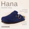 image:imageCUSHIONAIRE Hana Womens Clogs  Comfortable Vegan Suede Clogs for Women  Slip On Potato Shoes with Cork Footbed amp Arch Support  Memory Foam Wide Widths AvailableDark Denim