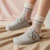 image:imageCUSHIONAIRE Hana Womens Clogs  Comfortable Vegan Suede Clogs for Women  Slip On Potato Shoes with Cork Footbed amp Arch Support  Memory Foam Wide Widths AvailableIvory Vegan Suede