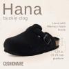 image:imageCUSHIONAIRE Hana Womens Clogs  Comfortable Vegan Suede Clogs for Women  Slip On Potato Shoes with Cork Footbed amp Arch Support  Memory Foam Wide Widths AvailableBlack Wool