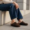image:imageCUSHIONAIRE Hana Womens Clogs  Comfortable Vegan Suede Clogs for Women  Slip On Potato Shoes with Cork Footbed amp Arch Support  Memory Foam Wide Widths AvailableBrown Wool