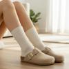 image:imageCUSHIONAIRE Hana Womens Clogs  Comfortable Vegan Suede Clogs for Women  Slip On Potato Shoes with Cork Footbed amp Arch Support  Memory Foam Wide Widths AvailableSand Wool