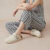 image:imageCUSHIONAIRE Hana Womens Clogs  Comfortable Vegan Suede Clogs for Women  Slip On Potato Shoes with Cork Footbed amp Arch Support  Memory Foam Wide Widths AvailableBeige Corduroy
