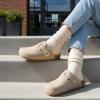 image:imageCUSHIONAIRE Hana Womens Clogs  Comfortable Vegan Suede Clogs for Women  Slip On Potato Shoes with Cork Footbed amp Arch Support  Memory Foam Wide Widths AvailableSand Wool