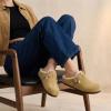 image:imageCUSHIONAIRE Haven Genuine Leather Clogs for Women  Faux Fur Lined SlipOn Womens Shoes with Cork Footbed and Adjustable BuckleSand