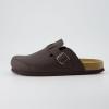 image:imageCUSHIONAIRE Haze Mens Clogs  Comfortable SlipOn Clogs for Men with Arch Support and Cork Suede Footbed  Perfect Potato Shoes for Indoor amp Outdoor UseBrown