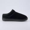 image:imageCUSHIONAIRE Hilo3 Cozy Suede Womens Slippers Soft Faux Fur Lined Slip On House Shoes for Women with Cushioned Memory FoamBlack 2
