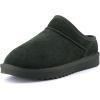 image:imageCUSHIONAIRE Hilo3 Cozy Suede Womens Slippers Soft Faux Fur Lined Slip On House Shoes for Women with Cushioned Memory FoamForest Green 2